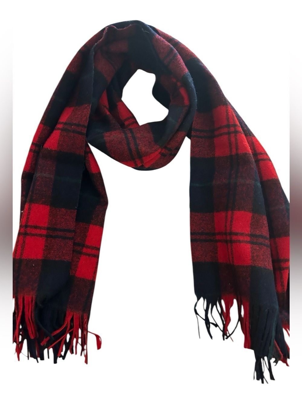 Vintage Pendleton, pure virgin wool plaid scarf in great condition